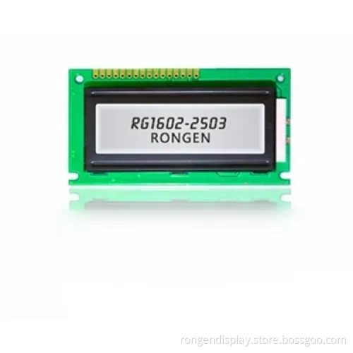 FSTN 2.5 Inch 16*2 Resolution FSTN LCD Module